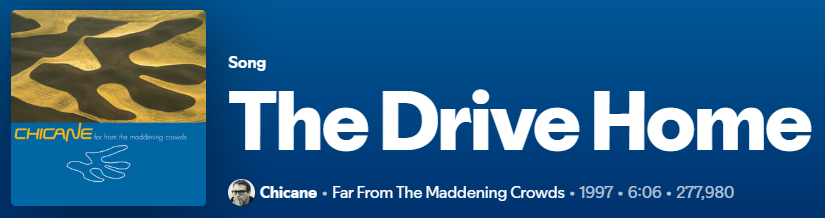 Trance #32 - Chicane. The Drive Home