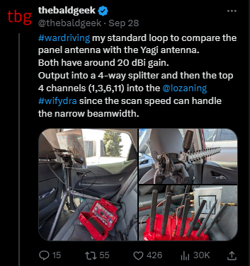 Wardriving blog