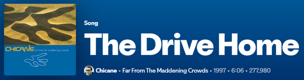 Trance #32 - Chicane. The Drive Home