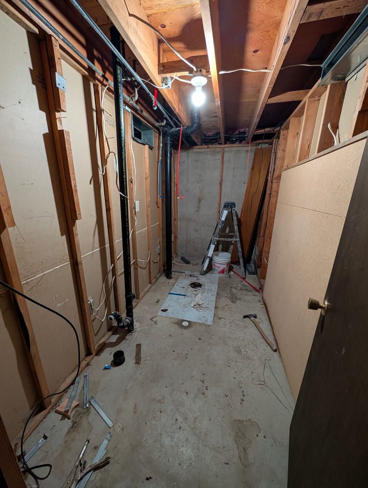 Basement Bathroom Reno